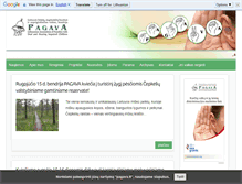 Tablet Screenshot of pagava.lt